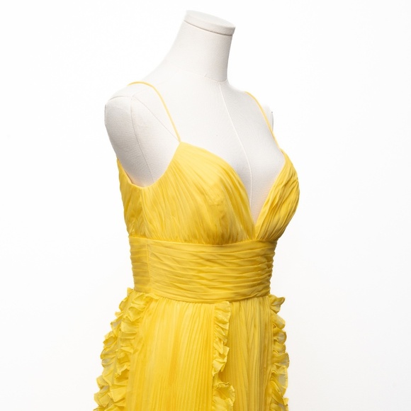 Mac Duggal Yellow Prom Dress - Picture 11 of 14